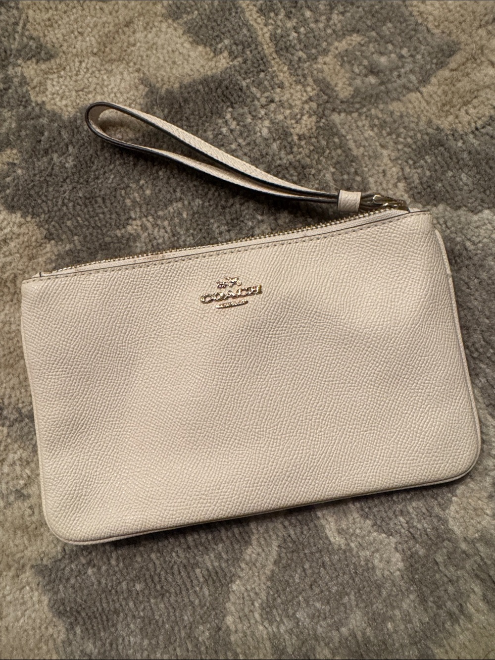Ivory Coach Wristlet